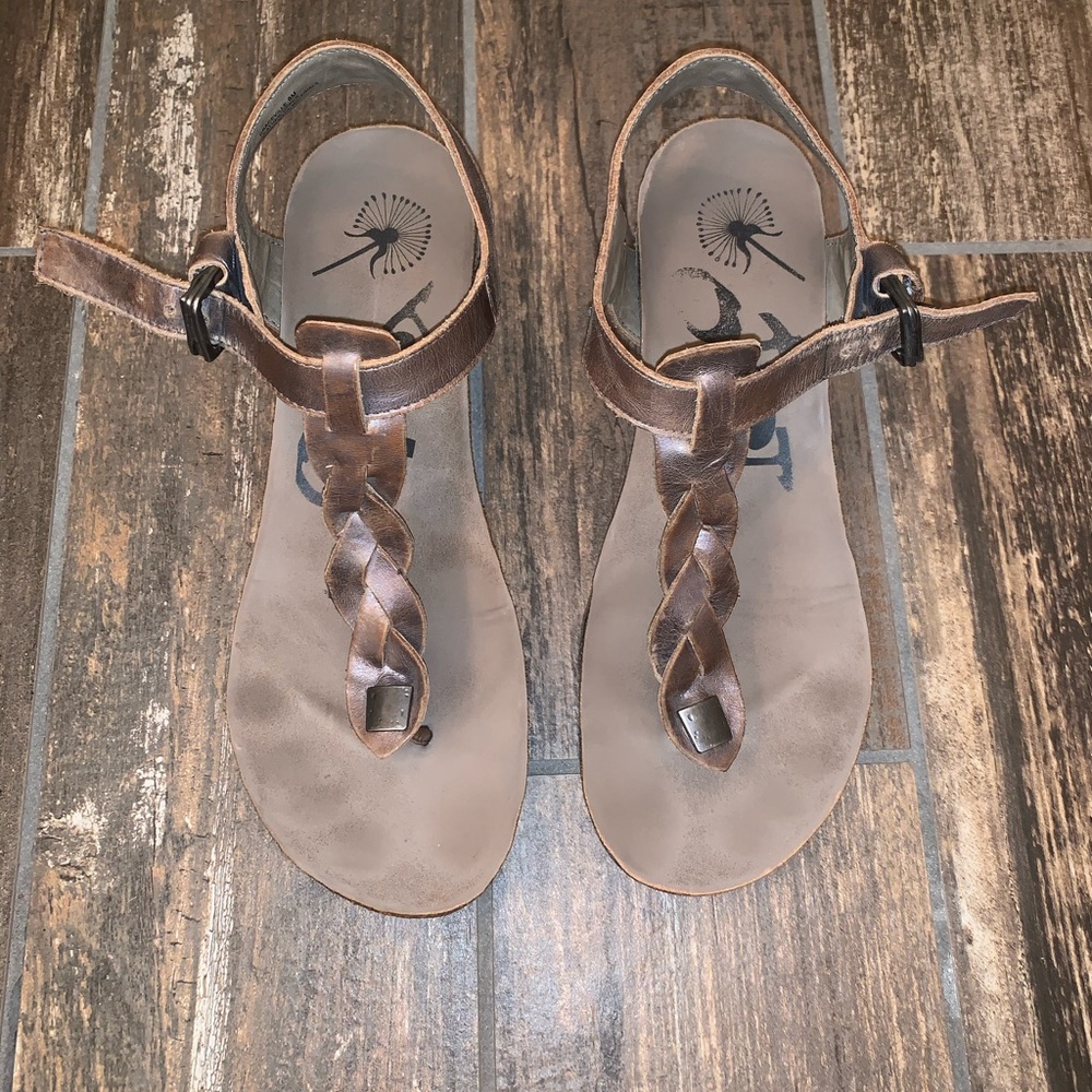 OTBT Graceville Braided T-Strap Wedge